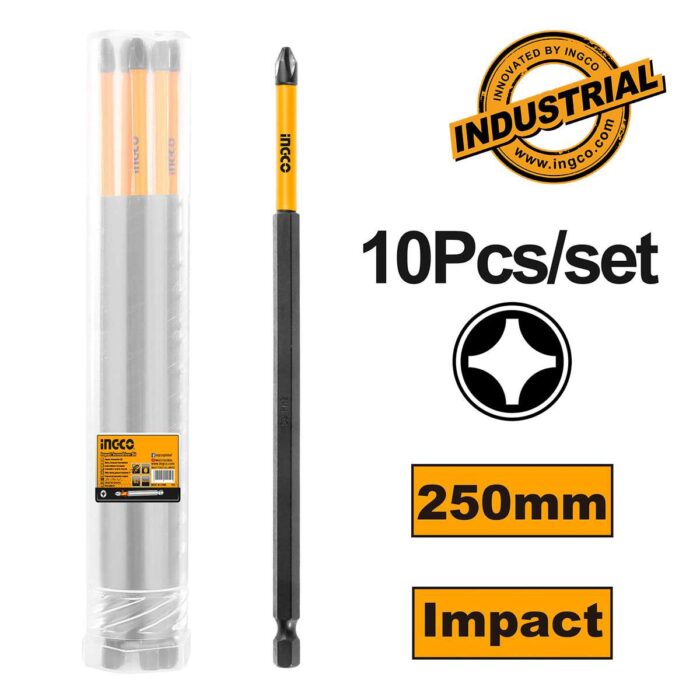 10 τεμ Κατσαβιδόμυτες 1/4 SDBIM11PH2103 Ingco