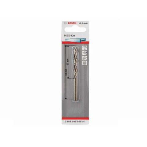 Τρυπάνι HSS-Co από κοβάλτιο 6mm 2608585855 Bosch