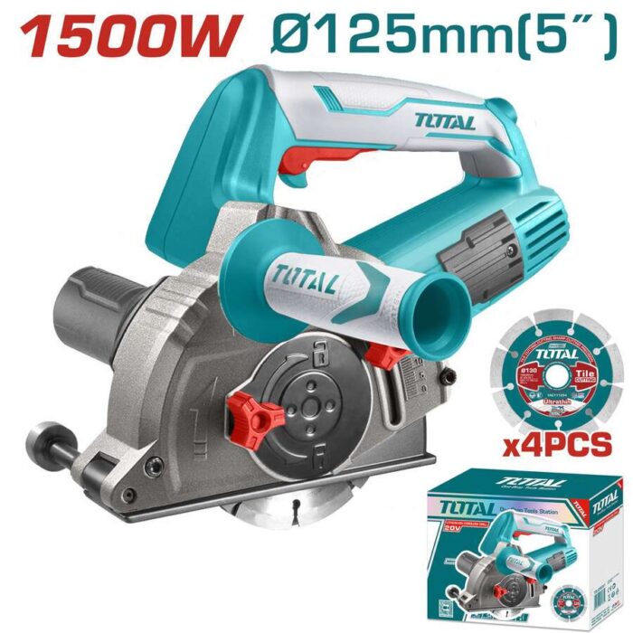 Φρέζα Αυλακώσεων Τοίχου 1500W 125mm TWLC1256 TOTAL