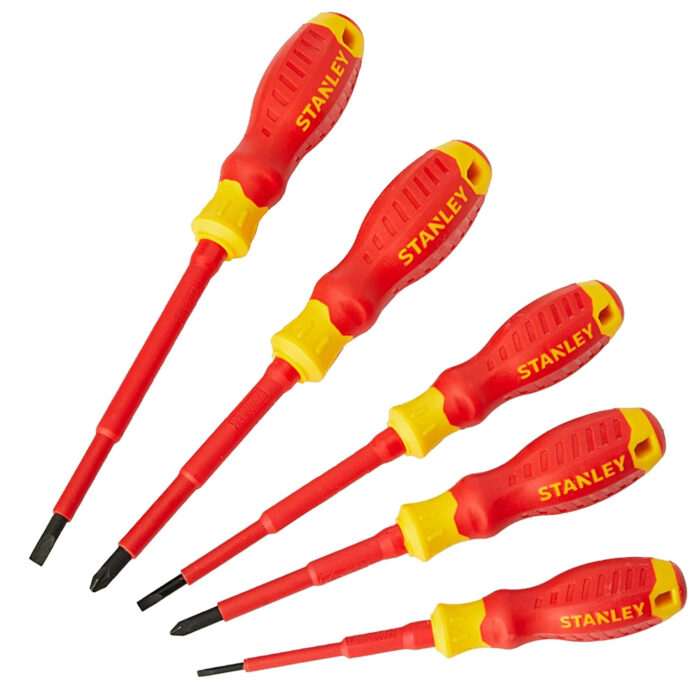 Σετ 5 Τεμ. Κατσαβίδια Ηλεκτρολόγου Cushion Grip STHT65556-0 Stanley
