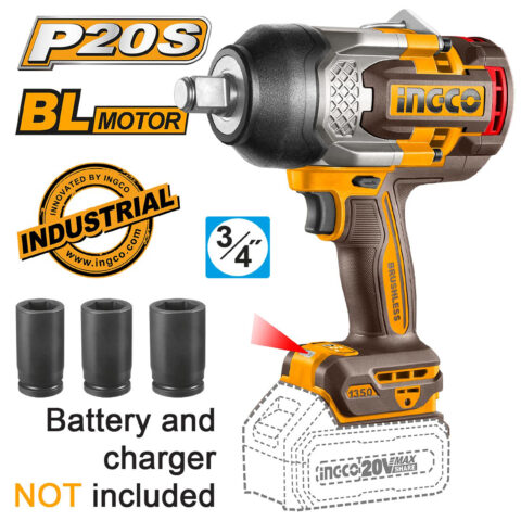 Μπουλονόκλειδο Μπαταρίας 20V Solo CIWLI201351 Ingco