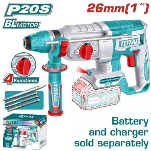 Πιστολέτο Πνευματικό SDS-PLUS Μπαταρίας 20V Solo TRHLI20268 TOTAL