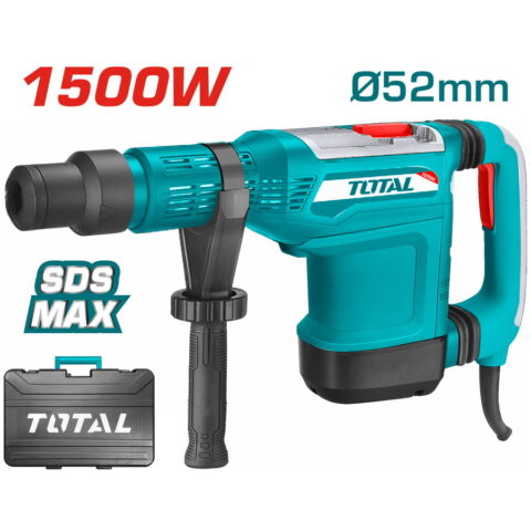 Πιστολέτο Περιστροφικό Κρουστικό 1500W SDS MAX TH115526 TOTAL