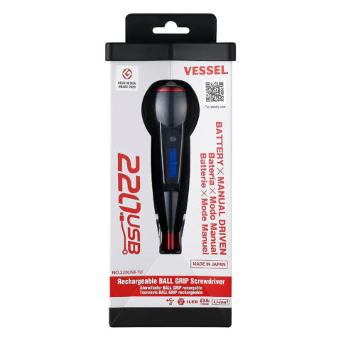 Κατσαβίδι Μπαταρίας Ball-Grip 220USB-1F VESSEL