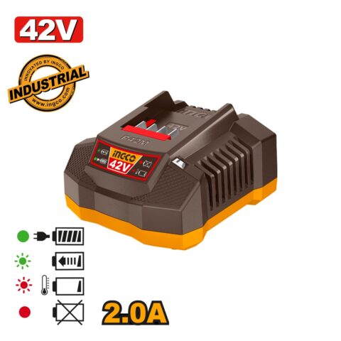 Φορτιστής Μπαταρίας 42V 2A FCLI42021E Ingco